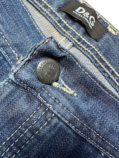 Vintage Dolce & Gabbana Baggy Jeans (XL) – Detailaufnahme 1