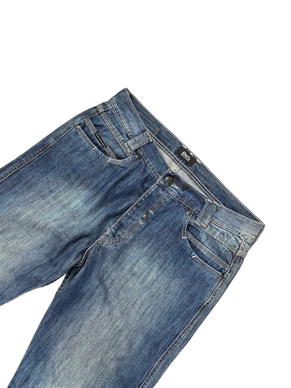 Vintage Dolce & Gabbana Baggy Jeans (XL) – Detailaufnahme 2