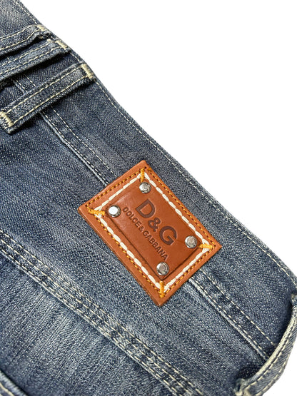 Vintage Dolce & Gabbana Baggy Jeans (XL) – Detailaufnahme 4