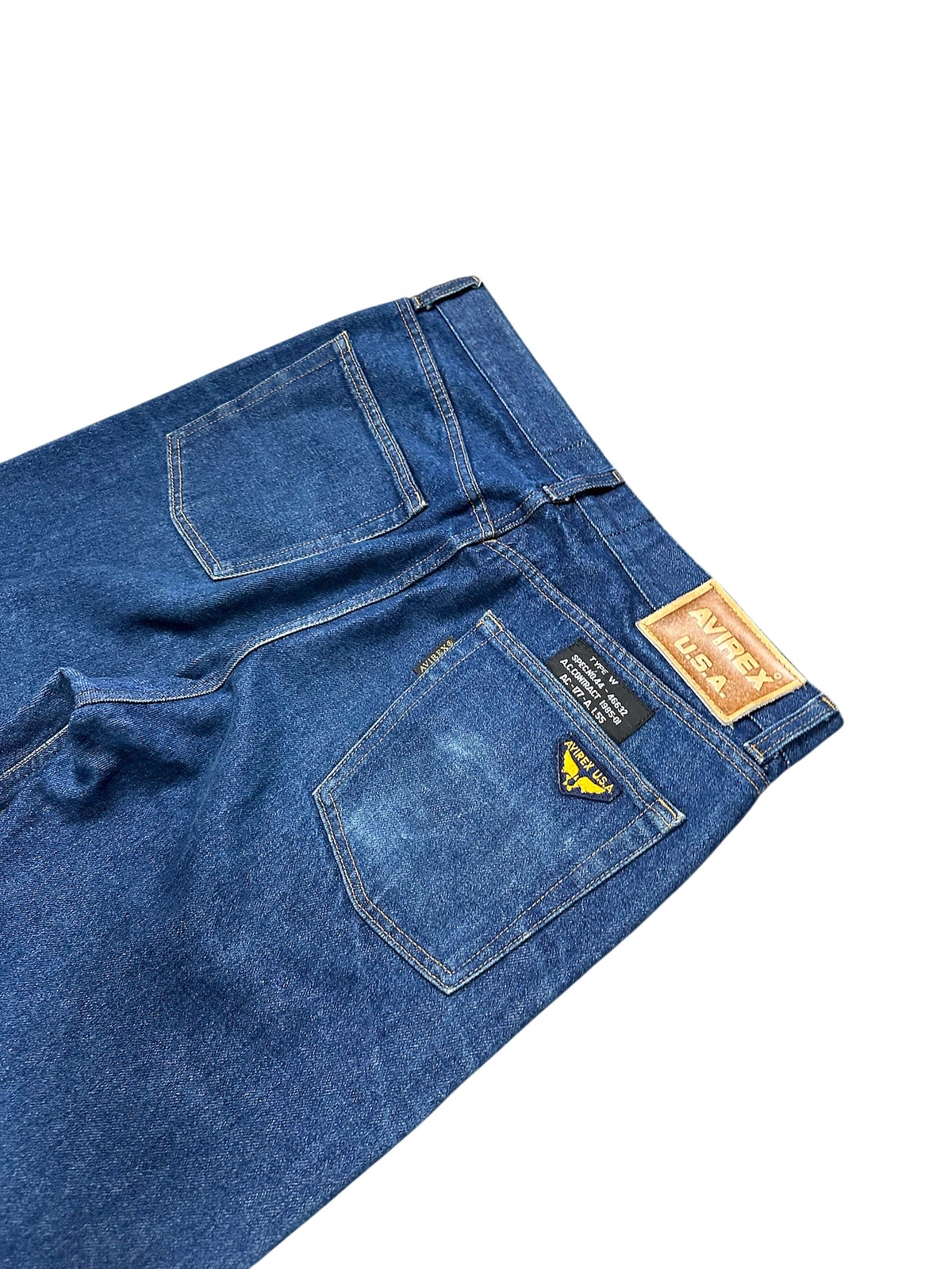Vintage Avirex Baggy Jeans (M) – Detailaufnahme 3
