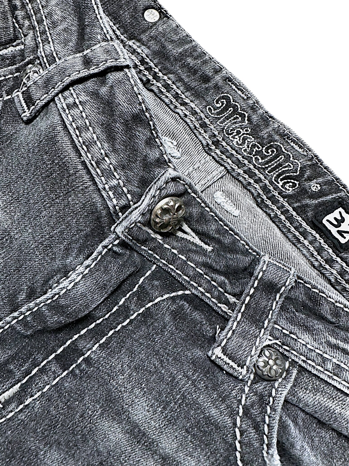 Vintage Miss Me Y2K Bootcut Damenjeans (M)
