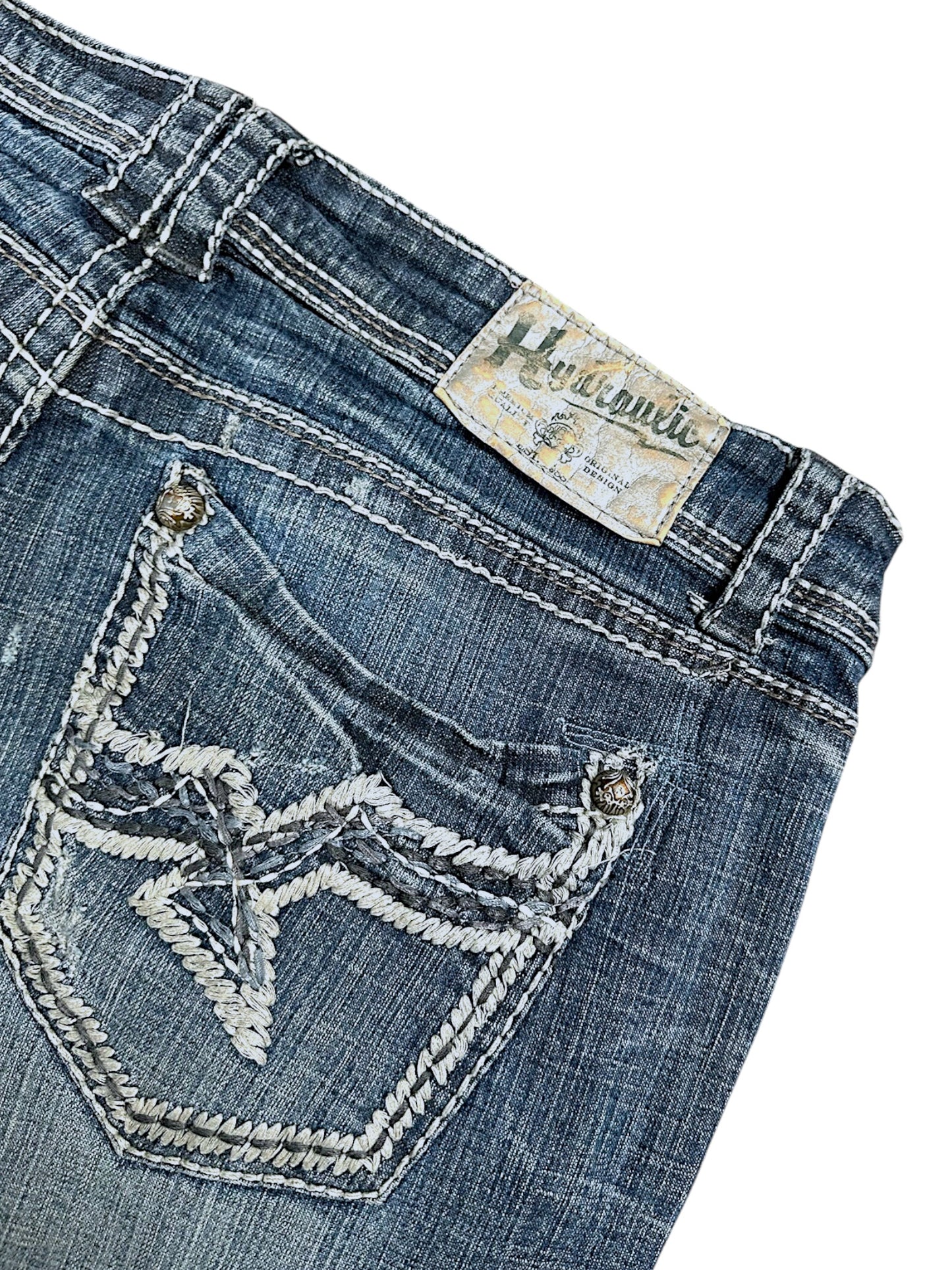 Vintage Y2K Low Waist Bootcut / Flared Damenjeans (M)