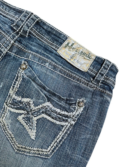 Vintage Y2K Low Waist Bootcut / Flared Damenjeans (M)