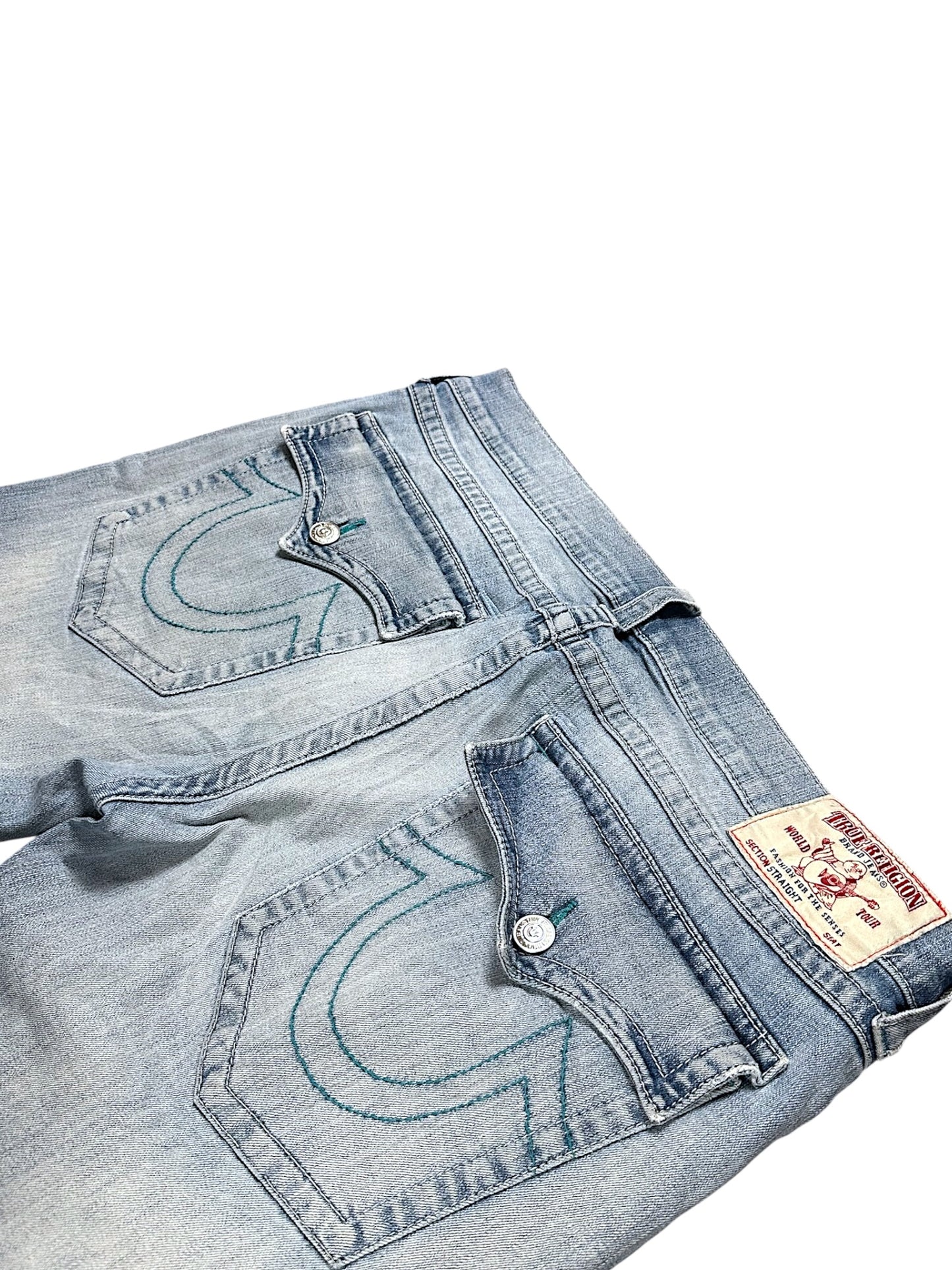Vintage True Religion Straight Leg Jeans (XL)