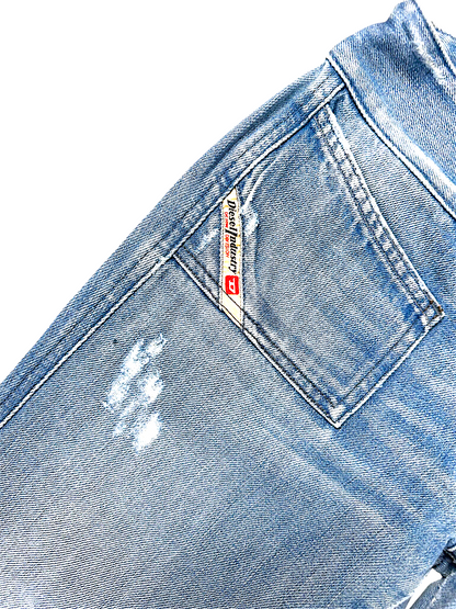 Vintage Diesel Low Waist Bootcut / Flared Damenjeans „HUSHDS“ (S)