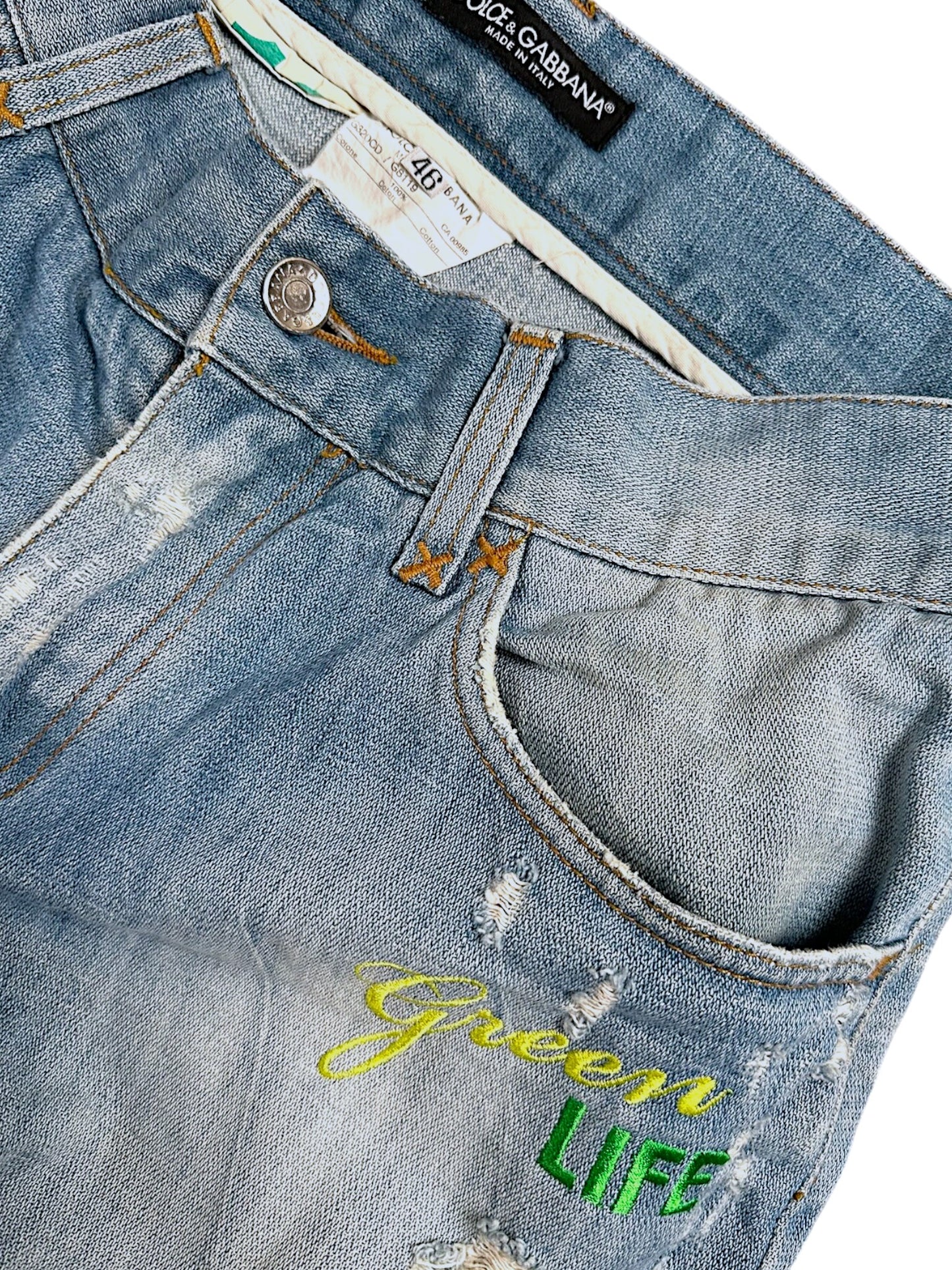 Vintage Dolce & Gabbana y2k straight leg Jeans (S)