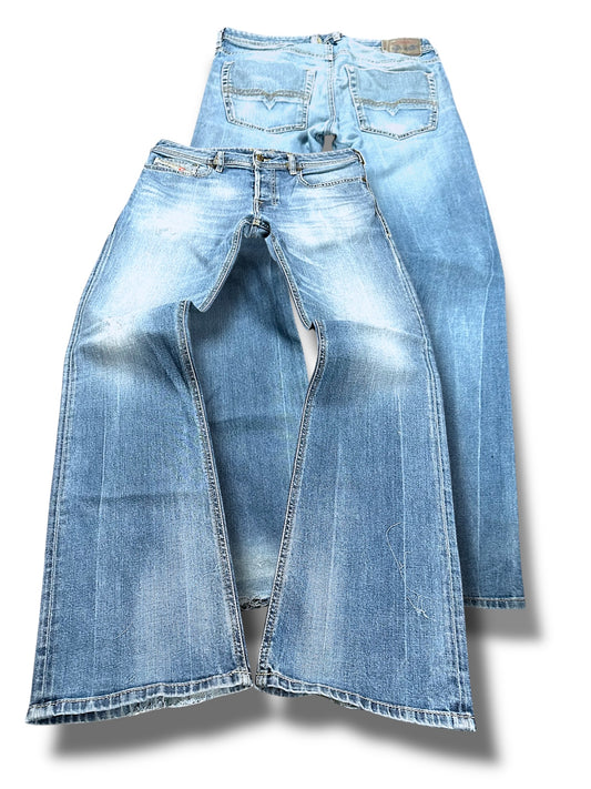 Vintage Diesel Low Waist Bootcut / Flared Damenjeans (XL)