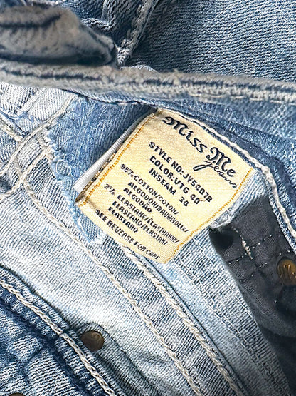 Vintage Miss Me Y2K Low Waist Bootcut / Flared Damenjeans (M)