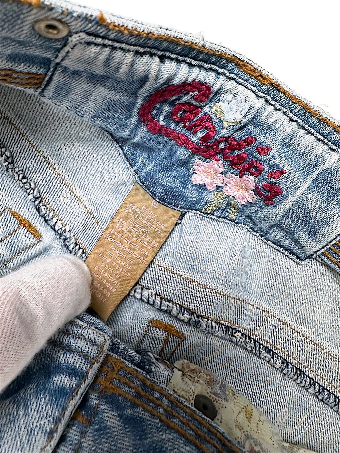 Vintage Japan Style Y2K Flared Damenjeans (M)