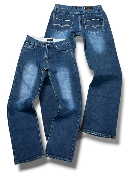 Vintage Armani Y2K Straight Leg Jeans (L)