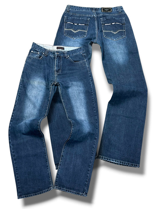 Vintage Armani Y2K Straight Leg Jeans (L)
