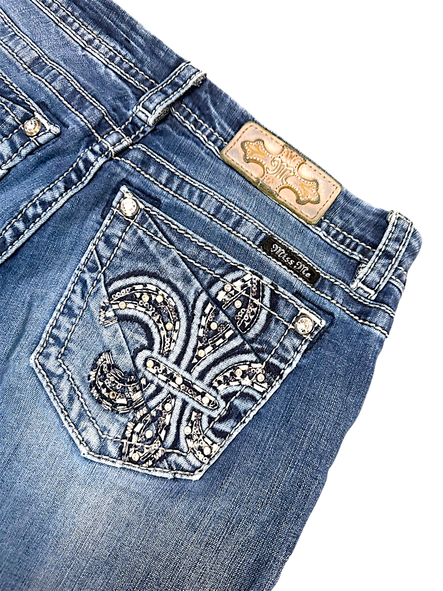 Vintage Miss Me Y2K Bootcut / Flared Damenjeans (M)