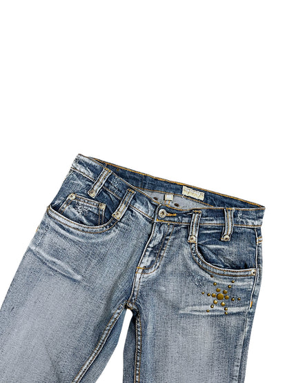 Vintage Y2K Low Waist Bootcut / Flared Damenjeans (M)