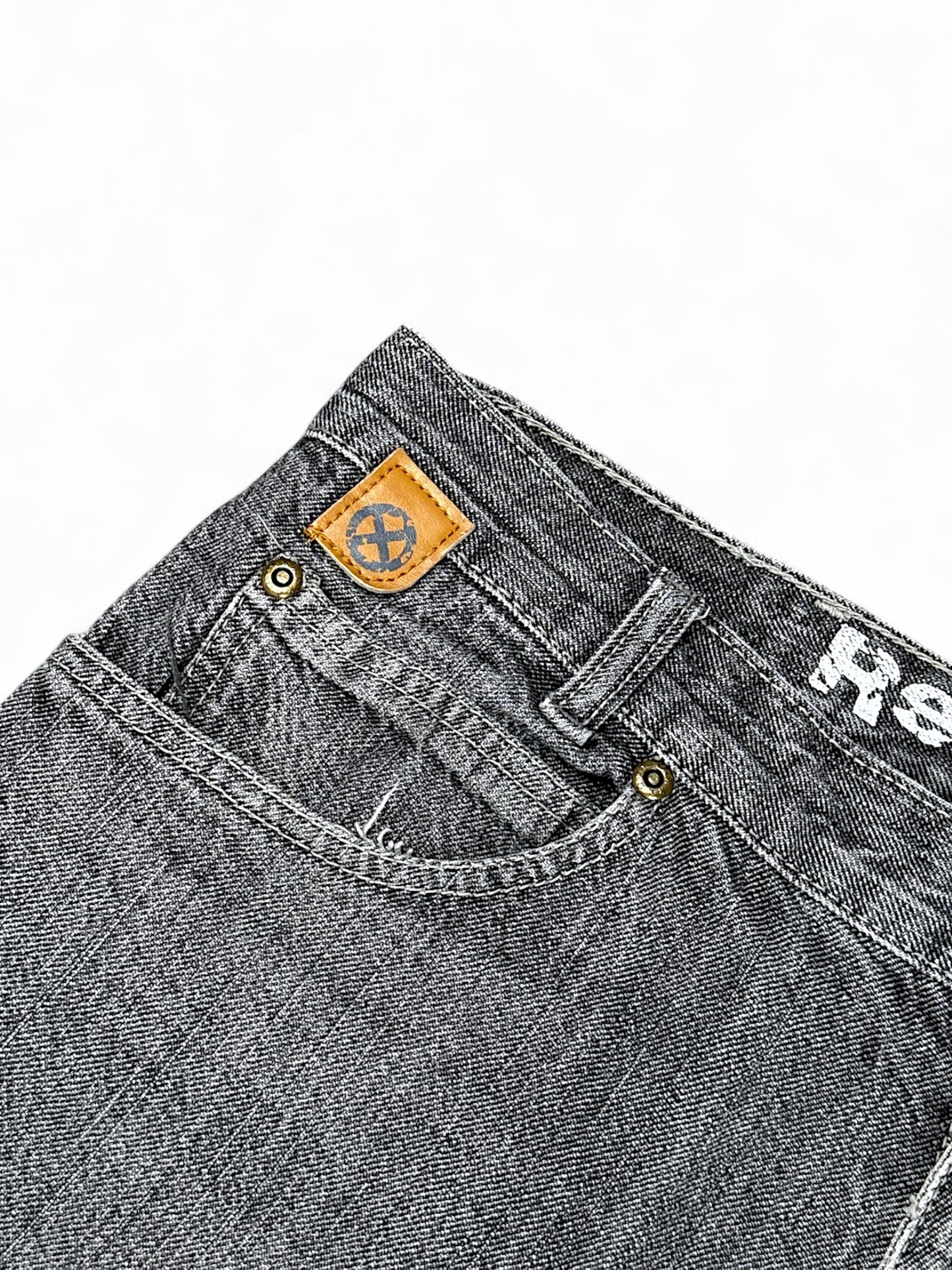Vintage Red Route y2k Jeans (S)