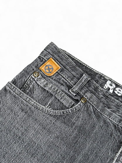 Vintage Red Route y2k Jeans (S)
