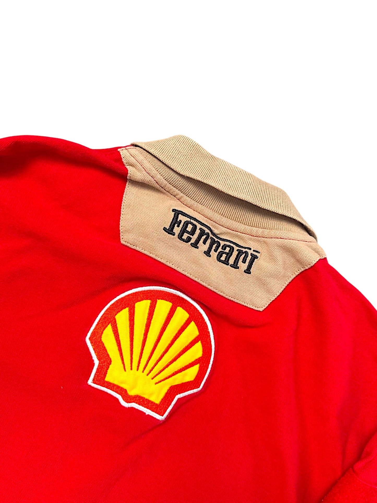Vintage Ferrari Y2K Langarmpolo (M)