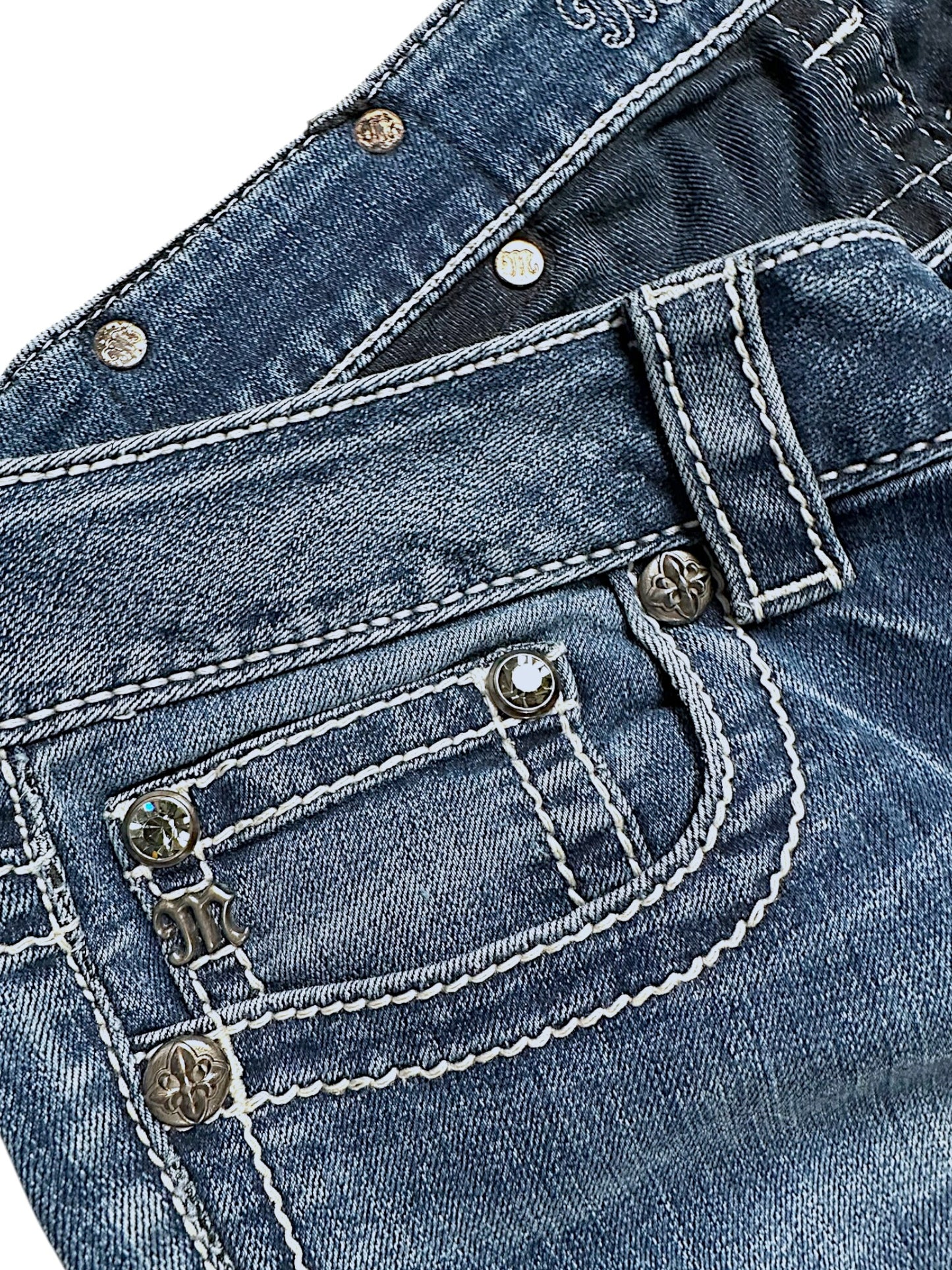 Vintage Miss Me y2k low waist Damenjeans (L)