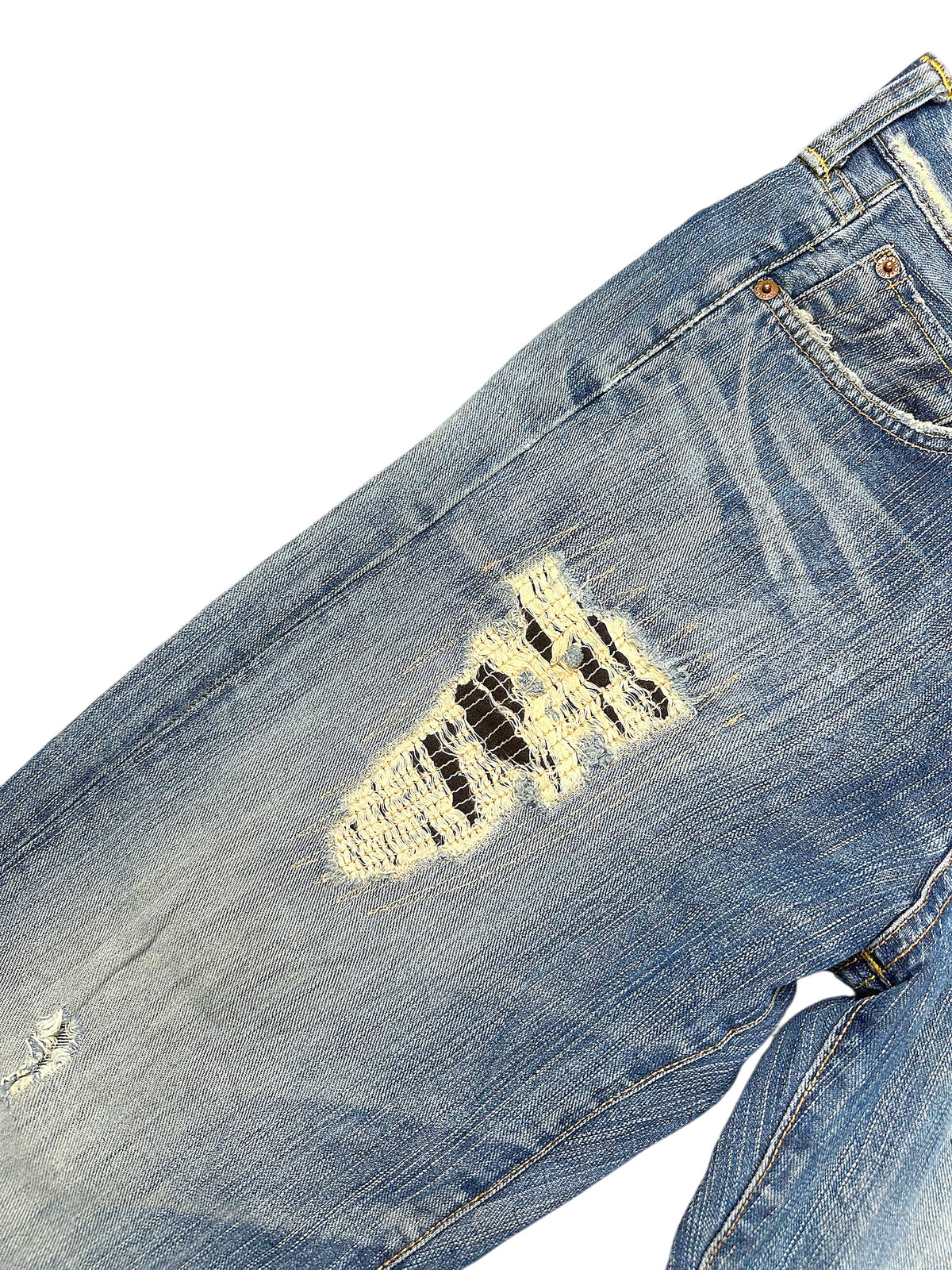 Vintage Japan Style Straight Leg Jeans (M) – Detailaufnahme 2