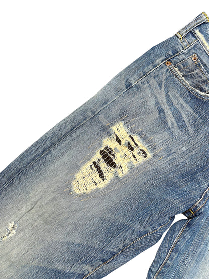 Vintage Japan Style Straight Leg Jeans (M) – Detailaufnahme 2