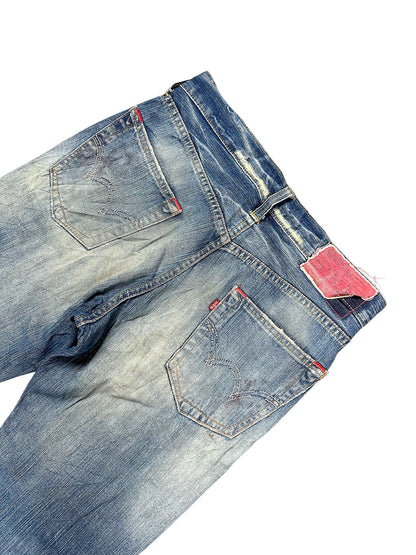 Vintage Japan Style Straight Leg Jeans (M) – Detailaufnahme 4