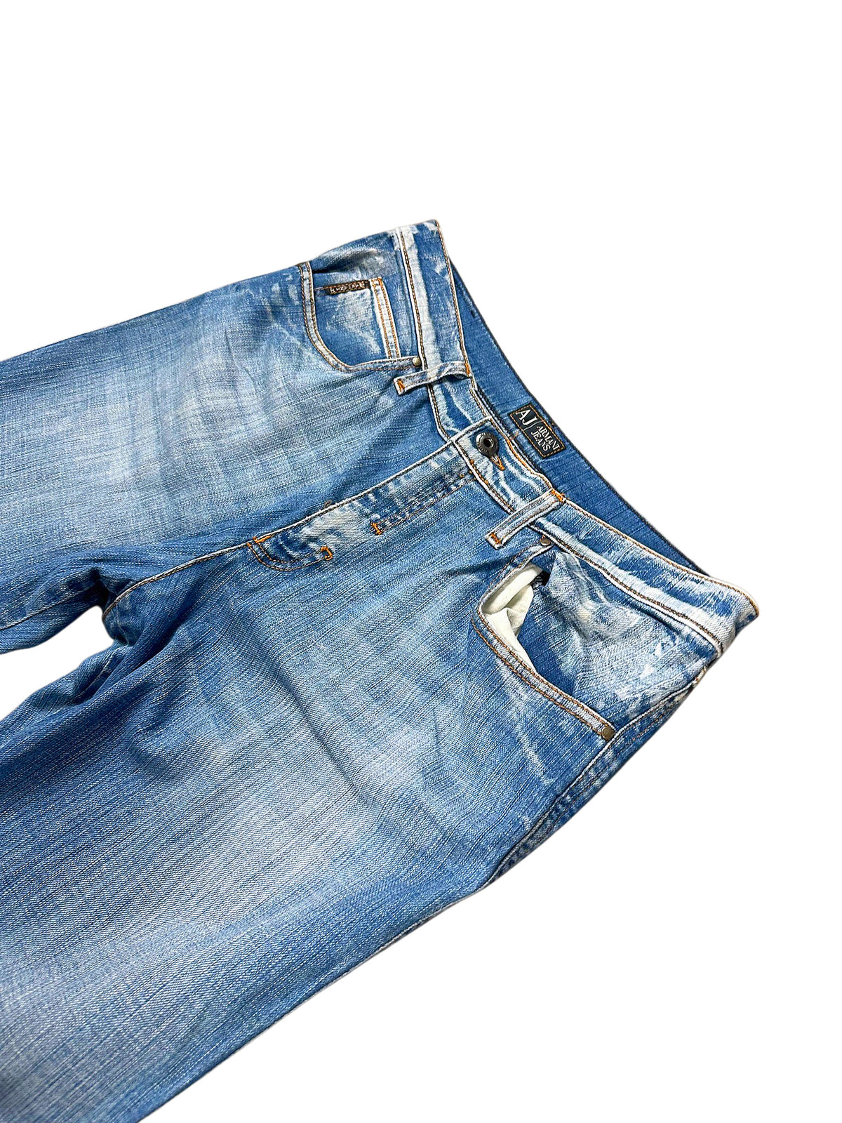 Vintage Armani Jeans Straight Leg Jeans (M) – Detailaufnahme 1