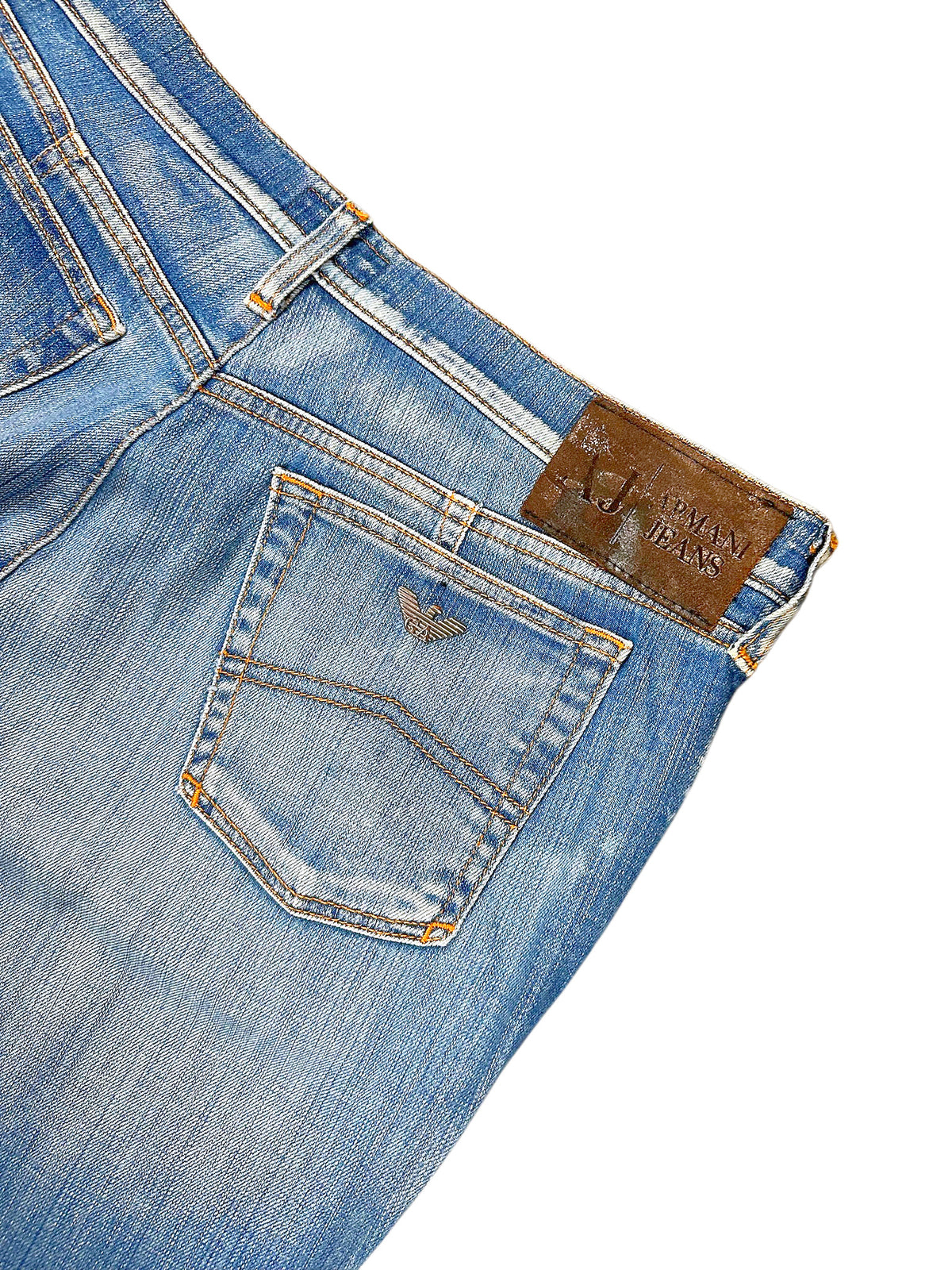Vintage Armani Jeans Straight Leg Jeans (M) – Detailaufnahme 4