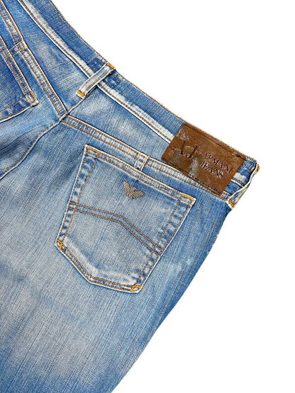Vintage Armani Jeans Straight Leg Jeans (M) – Detailaufnahme 4