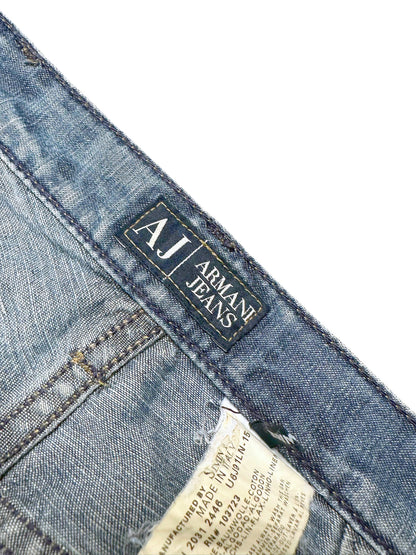 Vintage Armani Jeans Straight Leg Jeans (L) – Detailaufnahme 2