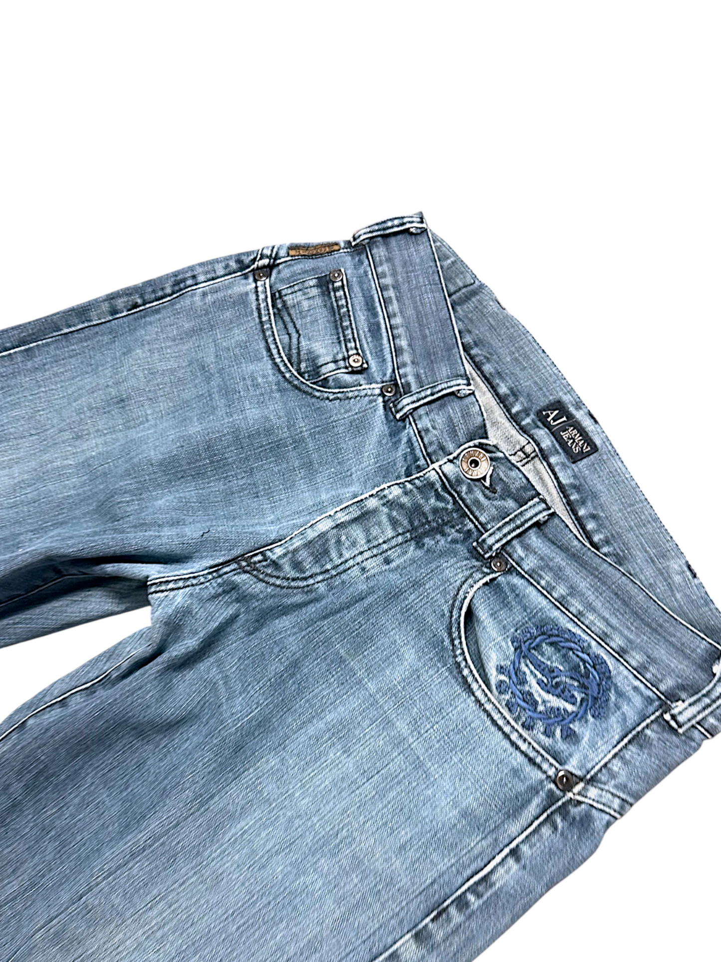 Vintage Armani Flared Jeans (L)