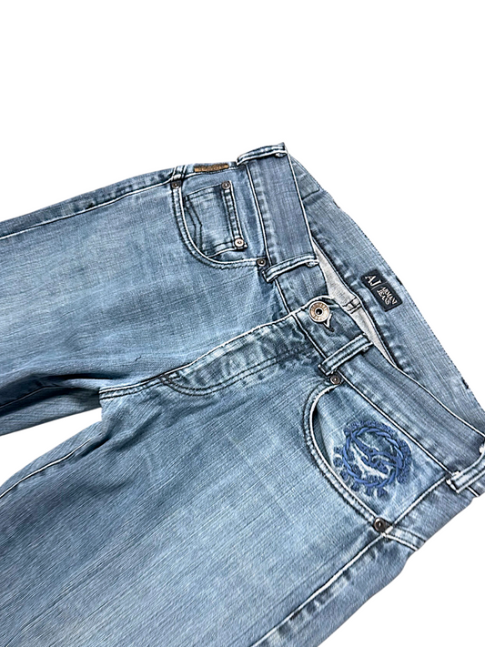 Vintage Armani Flared Jeans (L)