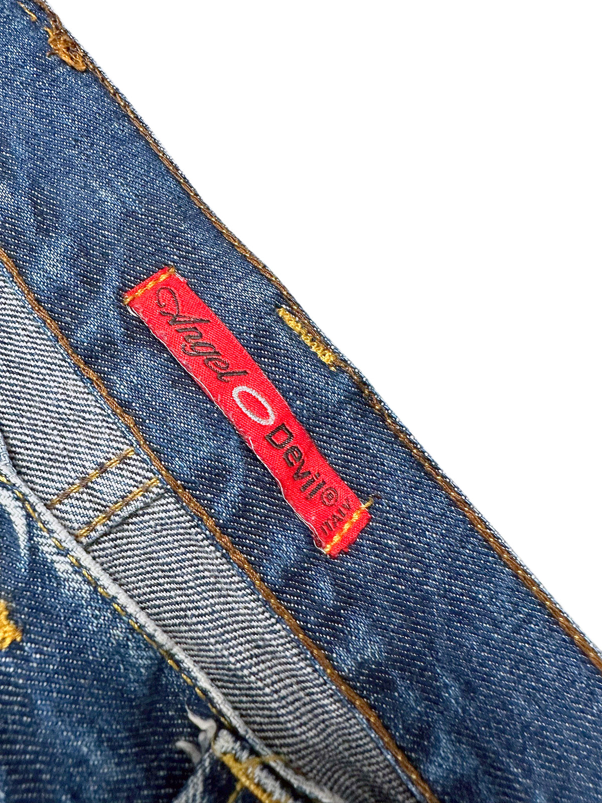 Vintage Japan Style Y2K Straight Leg Jeans (L) – Detailaufnahme 1