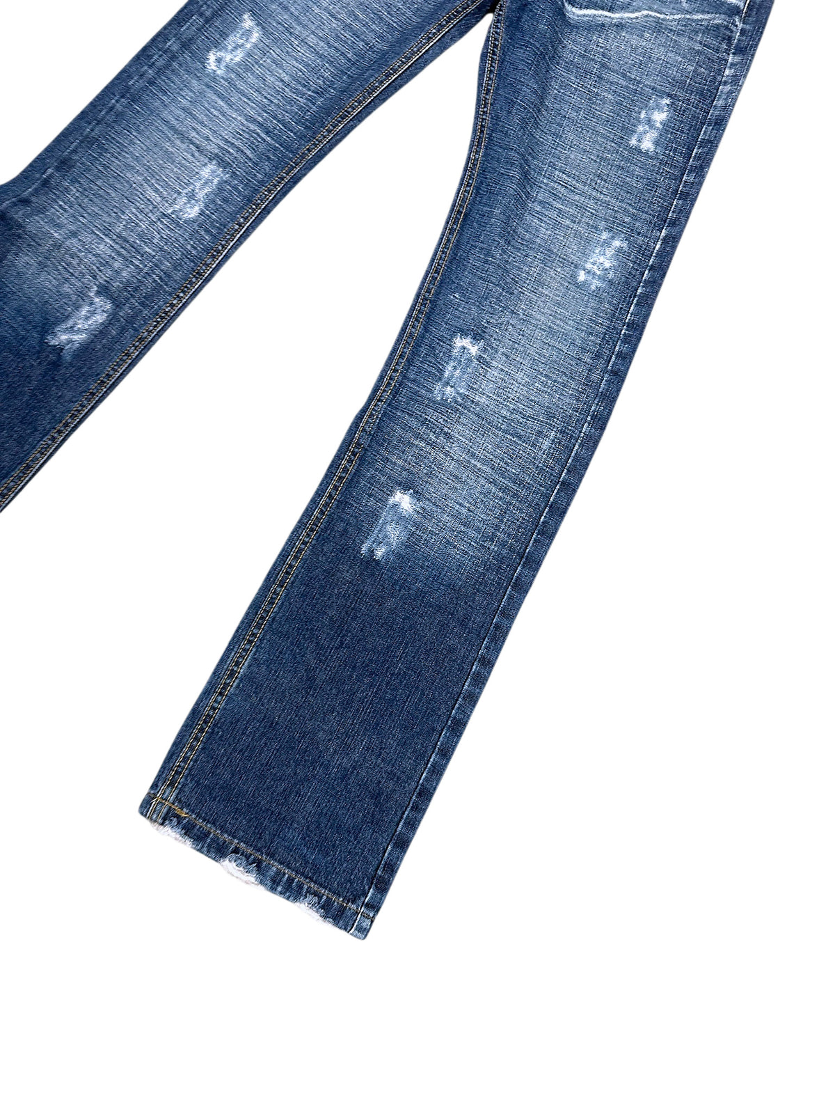 Vintage Japan Style Y2K Straight Leg Jeans (L) – Detailaufnahme 3
