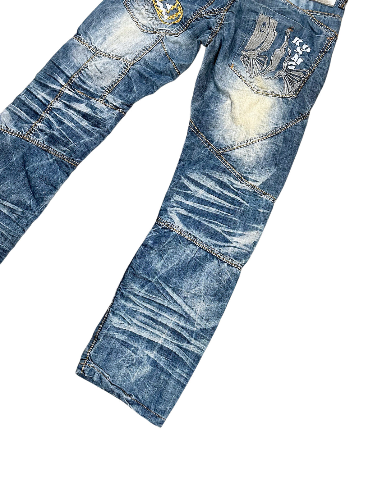 Vintage Japan Style Y2K Straight Leg Jeans (M) – Detailaufnahme 6