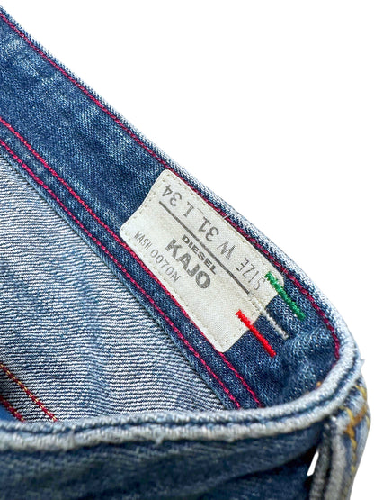 Vintage Diesel Straight Leg Jeans „Kajo“ (L) – Detailaufnahme 2