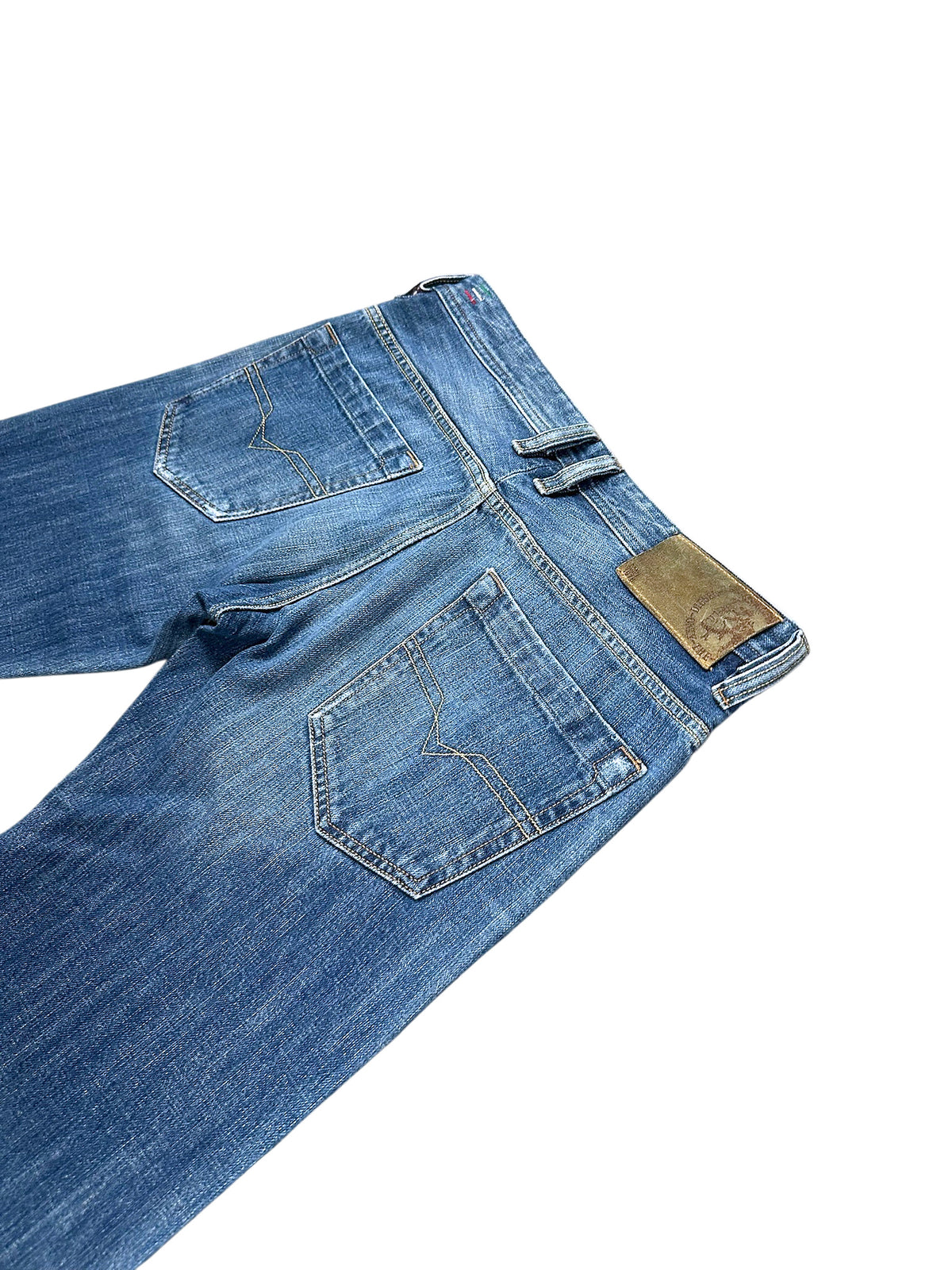 Vintage Diesel Straight Leg Jeans „Kajo“ (L) – Detailaufnahme 3