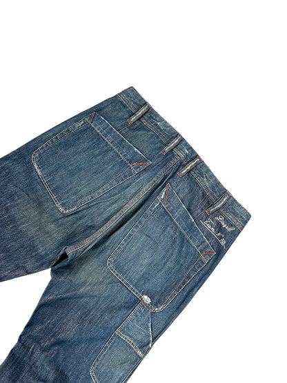 Vintage Diesel Baggy Jeans (M) – Detailaufnahme 3