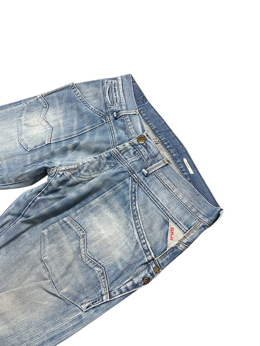 Vintage Replay Baggy Jeans (L) – Detailaufnahme 1