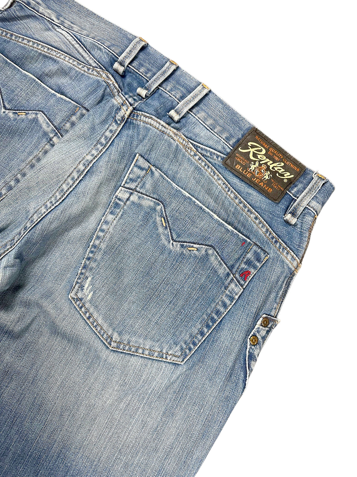 Vintage Replay Baggy Jeans (L) – Detailaufnahme 4