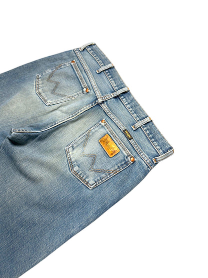 Vintage Wrangler Y2K Baggy Jeans (M) – Detailaufnahme 3