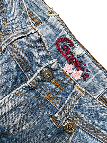 Vintage Japan Style Y2K Flared Damenjeans (M)