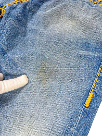 Vintage True Religion Y2K Flared Jeans (S) – Detailaufnahme 3