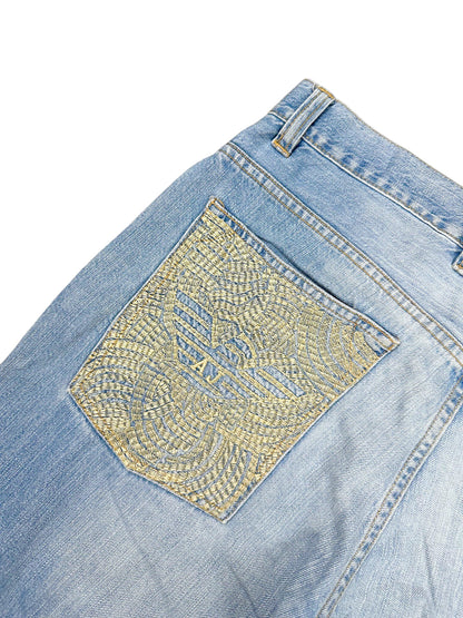 Vintage Armani Jeans Y2K Baggy Jeans (L) – Detailaufnahme 4