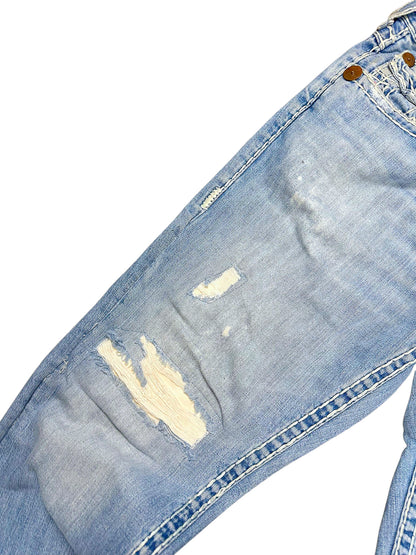 Vintage True Religion Y2K Baggy Jeans „Ricky Super T“ (XL) – Detailaufnahme 4