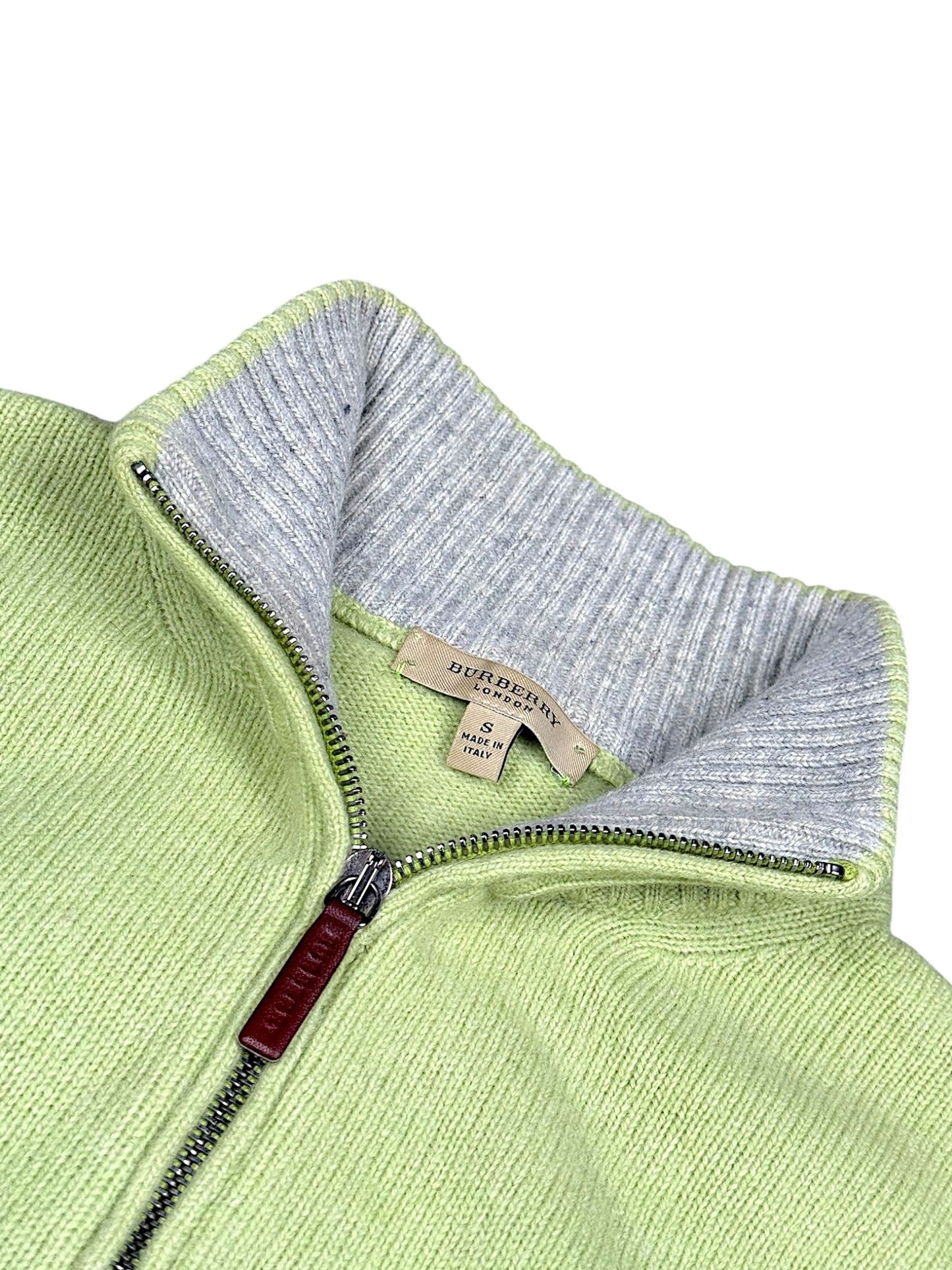 Vintage Burberry Pullover mit Kragen (S)
