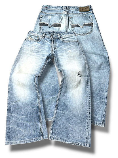 Vintage Diesel Y2K Baggy Jeans (S)