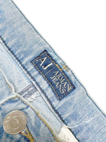 Vintage Armani Straight Leg Jeans (S) – Detailaufnahme 2