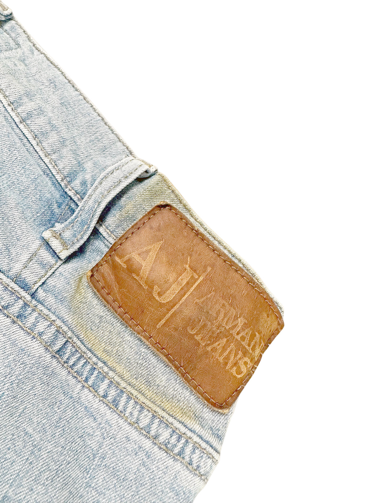 Vintage Armani Straight Leg Jeans (S) – Detailaufnahme 3