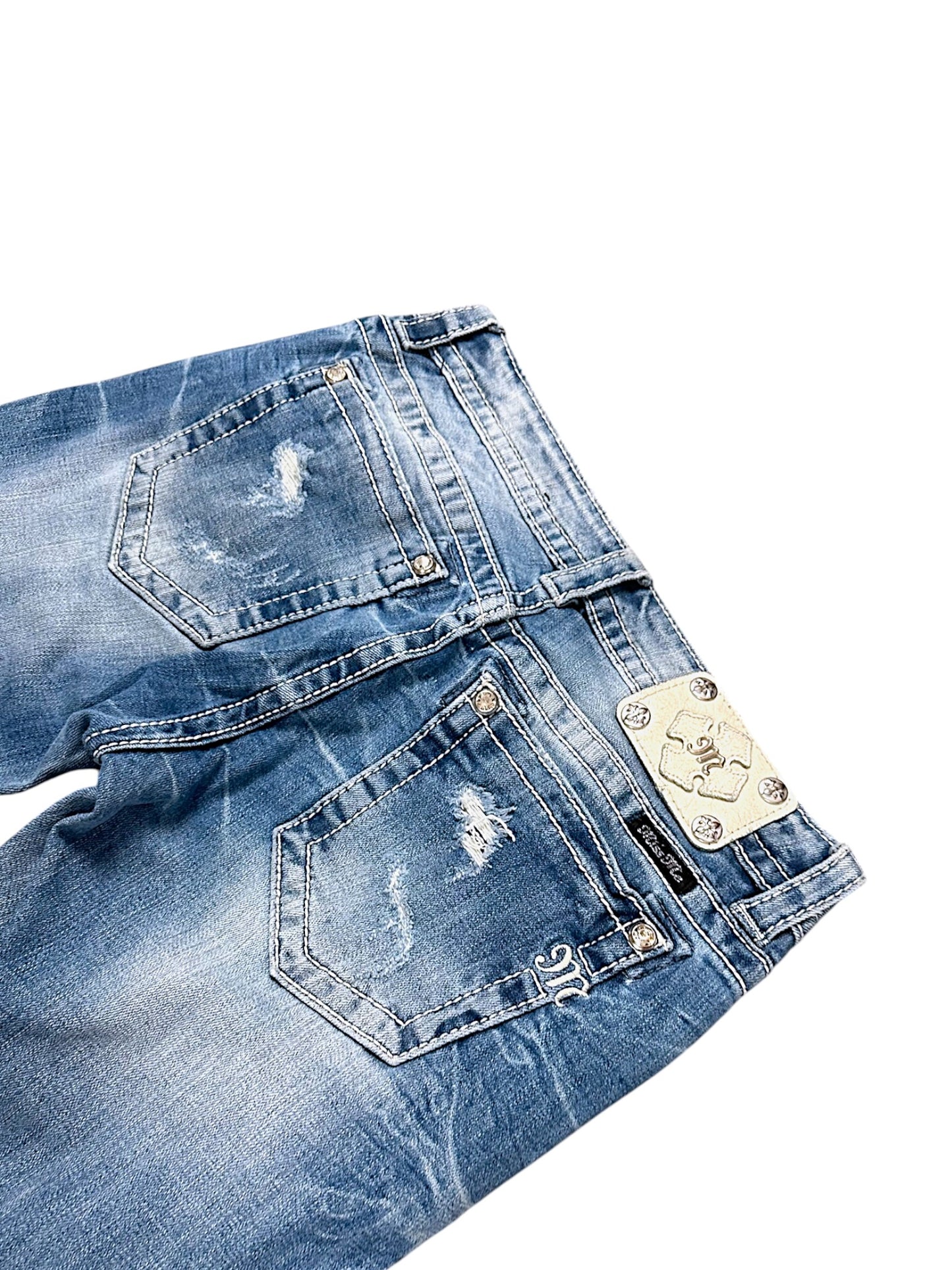 Vintage Miss Me Y2K Bootcut Damenjeans (M)
