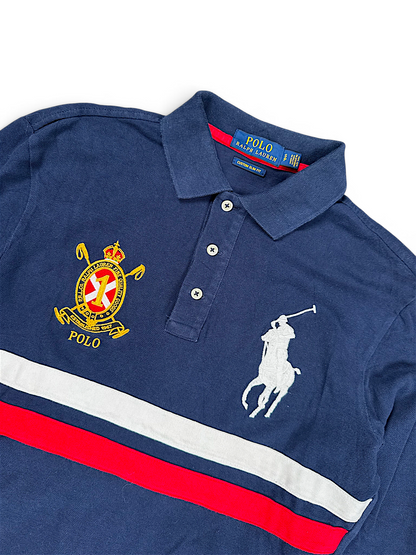 Vintage Ralph Lauren Y2K „Big Pony“ Langarm Polo (S)