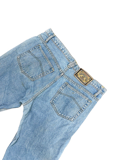 Vintage Armani Baggy Jeans (S) – Detailaufnahme 3